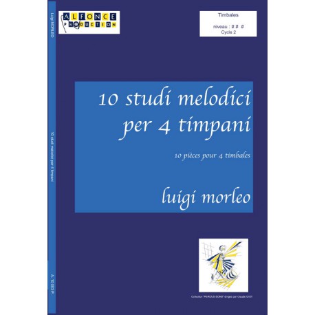 10 studi melodici per 4 timpani