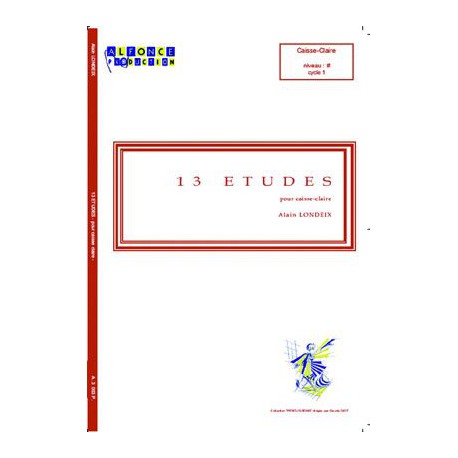 13 etudes pour caisse-claire