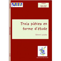 3 pieces en forme d etude