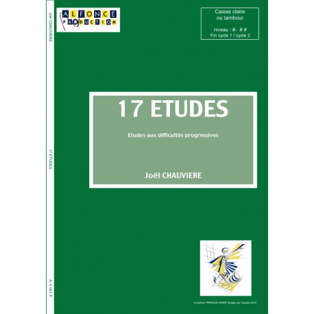 17 etudes pour caisse-claire