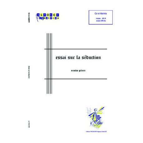 Essai sur la seduction (marimba and cor / horn)