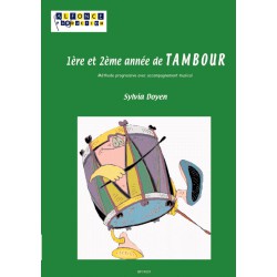 1ere et 2eme annees de tambour (avec CD)