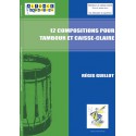 12 compositions pour tambour et caisse-claire
