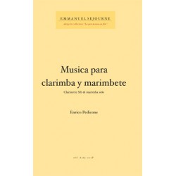 Musica para clarimba y marimbete