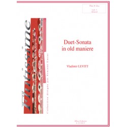 Duet-sonata in old maniere