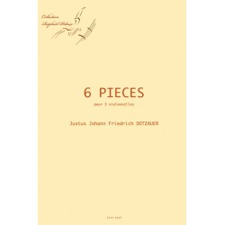 6 pieces pour 3 violoncelles