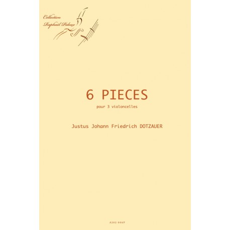 6 pieces pour 3 violoncelles