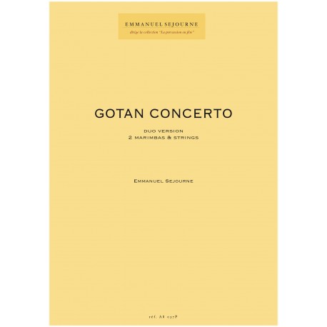 GOTAN CONCERTO (2 marimbas et cordes)