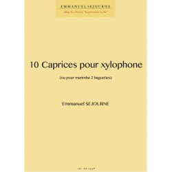 10 caprices pour xylophone (ou marimba 2 baguettes)