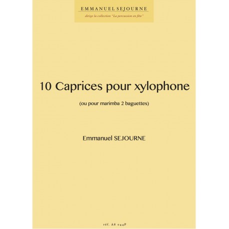 10 caprices pour xylophone (ou marimba 2 baguettes)
